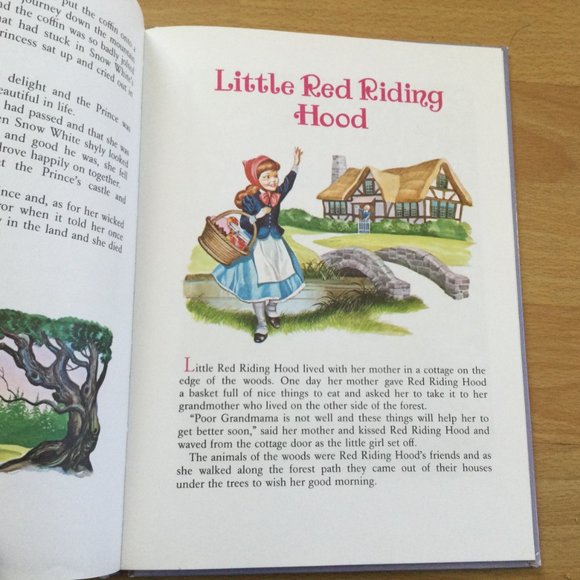 Vintage Snow White and Little Red Riding Hood 1973 Book - Picture 8 of 10